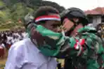 Satgas Yonif Raider 321/GT Rayakan HUT RI Ke-77 Bersama Masyarak Mbua
