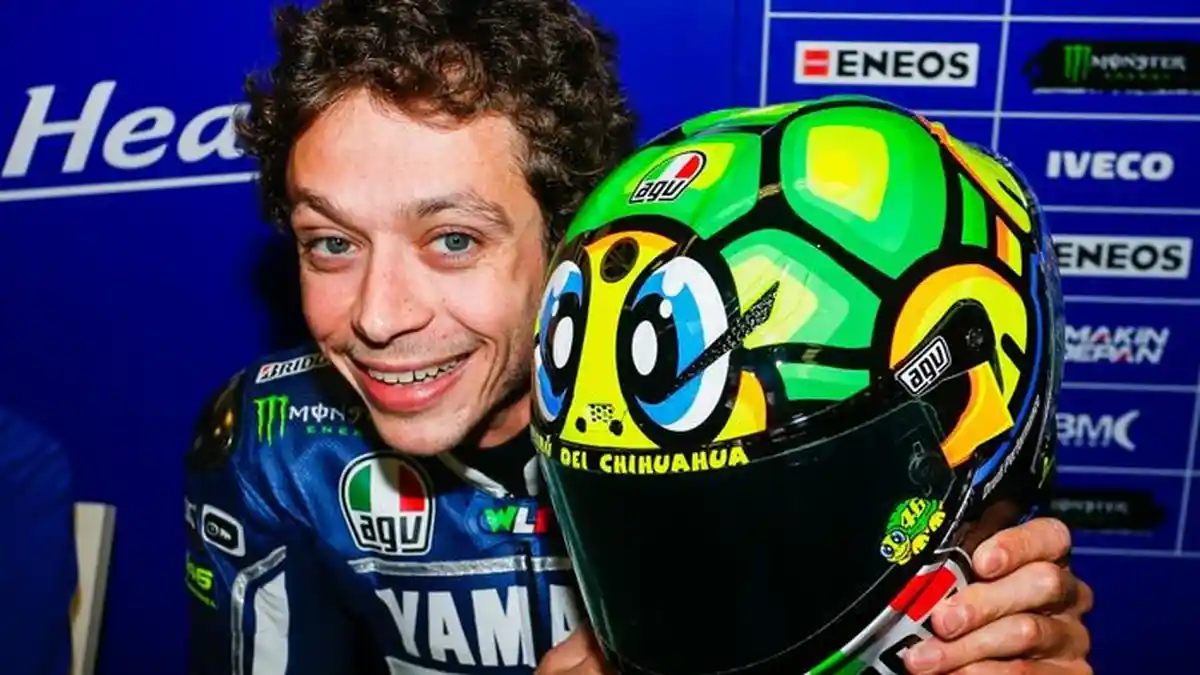 Benda Kecil Ini yang Selalu Dibawa Valentino Rossi untuk Keberuntungan
