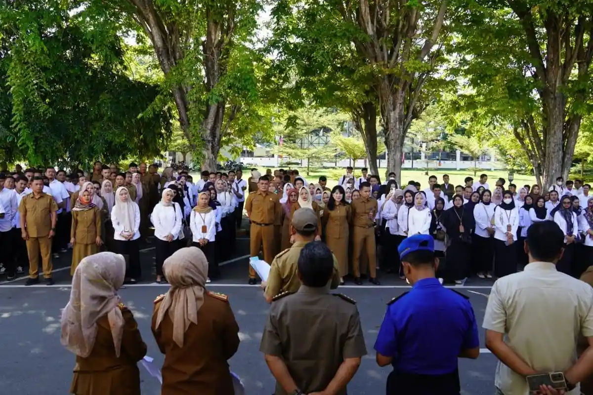 Pasca Libur Lebaran 2024, Pemda Sulteng Sidak Pegawai Sekretariat DPRD Sulteng