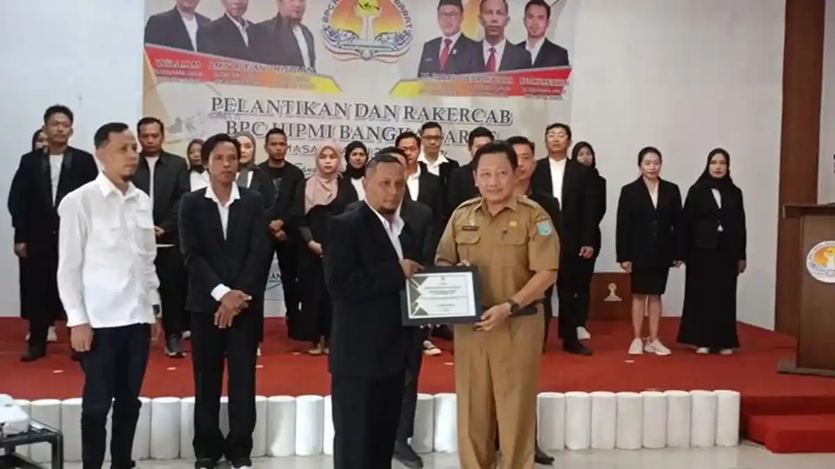 Gelar Pelantikan dan Rapat Kerja Periode 2024-2027, HIPMI Bangka Barat Fokus Kawal Kebijakan Ekonomi