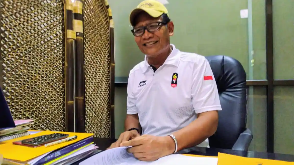 Ketua KONI Bali Saran Home Base Tim Basket Bali United di Gor Purna Krida Kerobokan