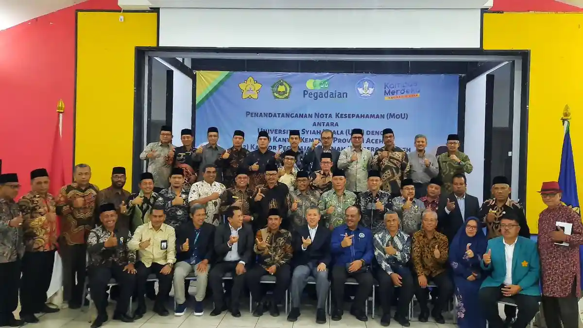 Kemenag Aceh dan USK Teken Kerja Sama untuk Tingkatkan Mutu Pendidikan