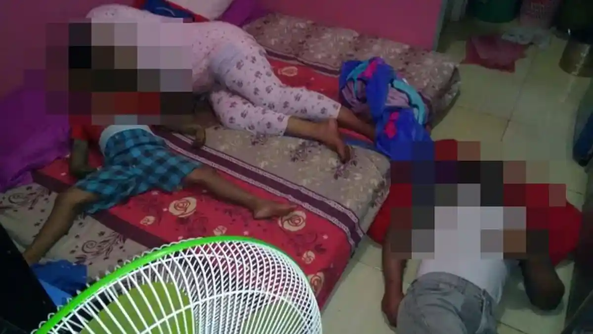 Ya Allah, Sekeluarga Tewas Ditemukan di Rumah Kontrakan dengan Kondisi Wajah Menghitam