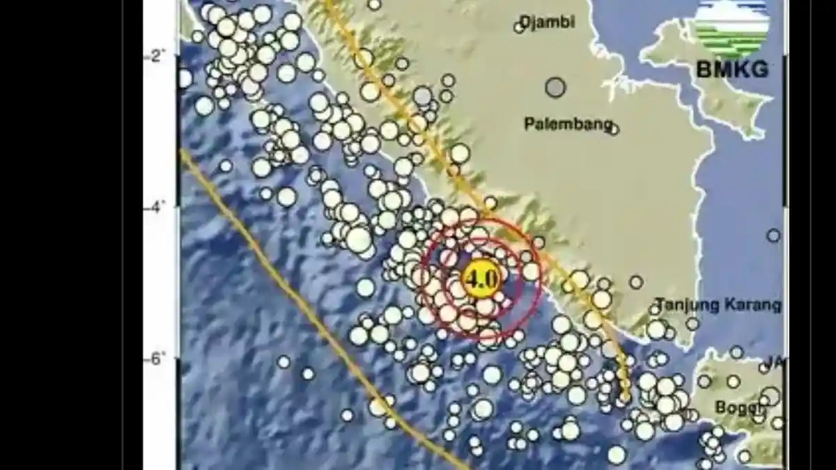 Gempa Hari Ini Kamis 7 September 2023 Guncang Kaur Bengkulu, Ini Titiknya