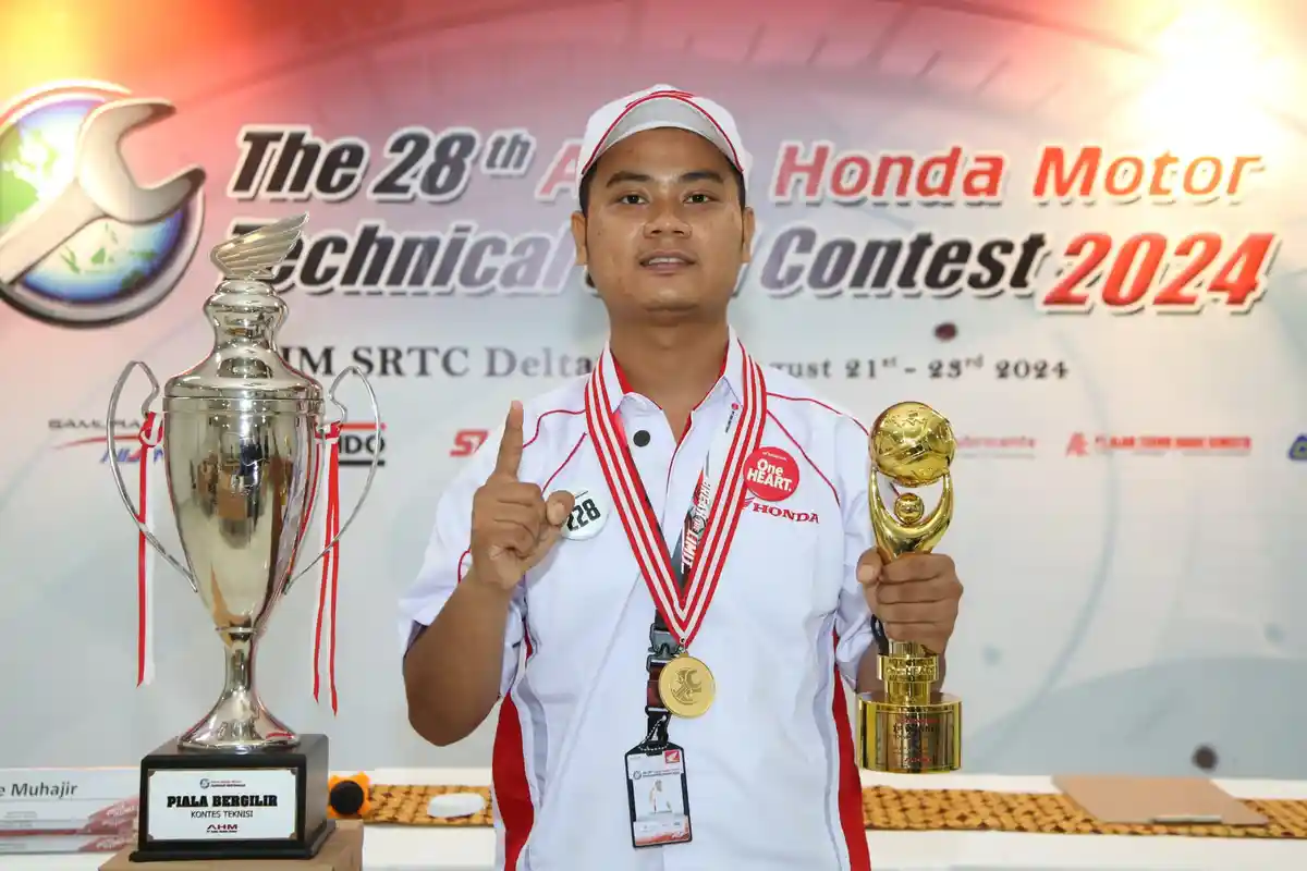 Rikki Gustiawan, Teknisi Muda Astra Motor Sumsel Raih Juara 1 di Ajang Technical Skill Contest 2024