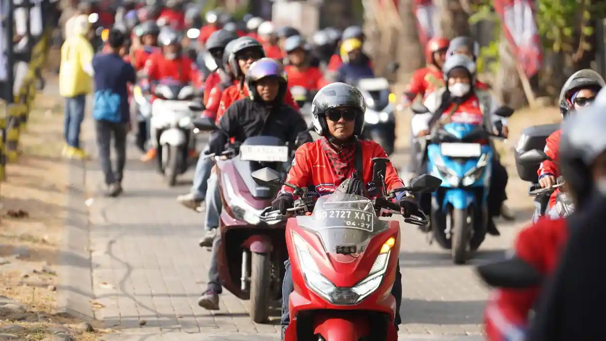 Ribuan Bikers dari Tiga Pulau Padati Puncak HBD 2026 di Ambarawa