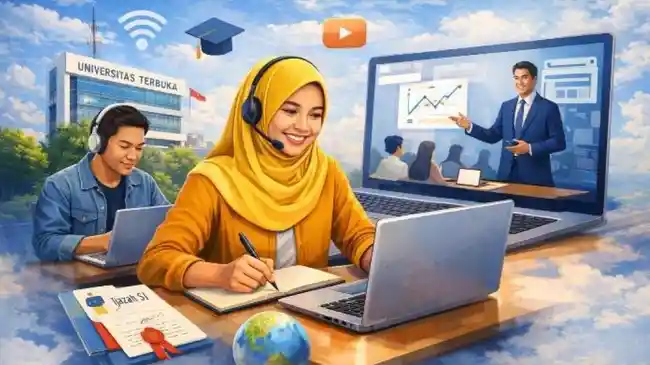 Kampus Pertama & Terbaik Penyelenggara Kuliah Online Jarak Jauh di Indonesia Buka Pendaftaran Loh!