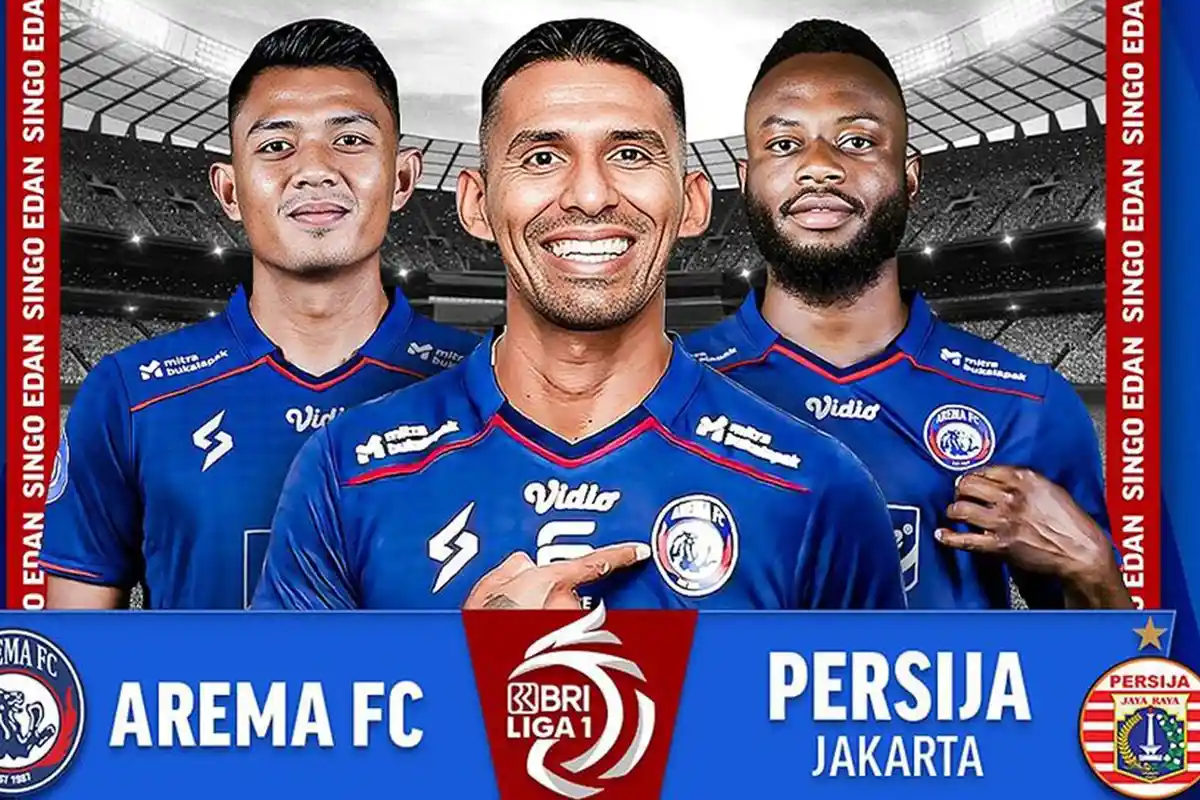 Prediksi Skor Arema FC vs Persija Jakarta di Liga 1, Mampukah Singo Edan Keluar dari Degradasi?