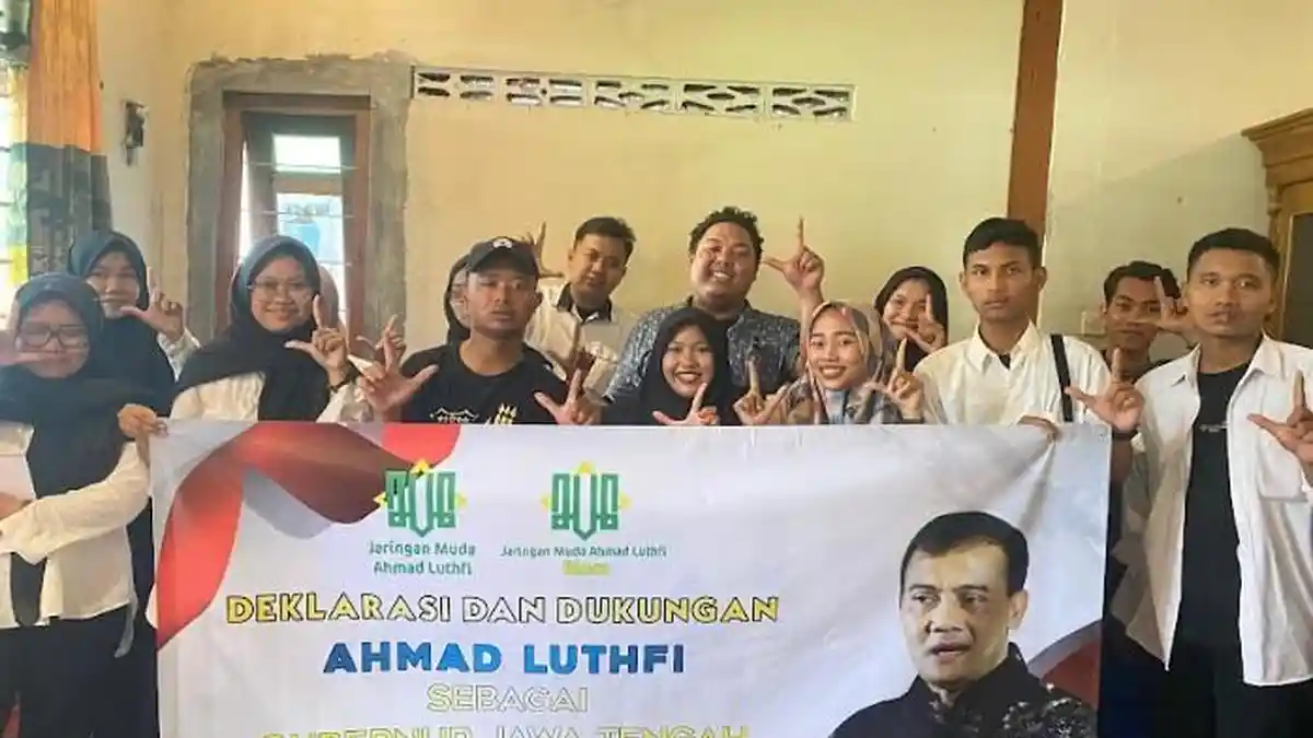 Puluhan Mahasiswa di Blora Deklarasi Dukung Irjen Pol Ahmad Luthfi Jadi Gubernur Jateng