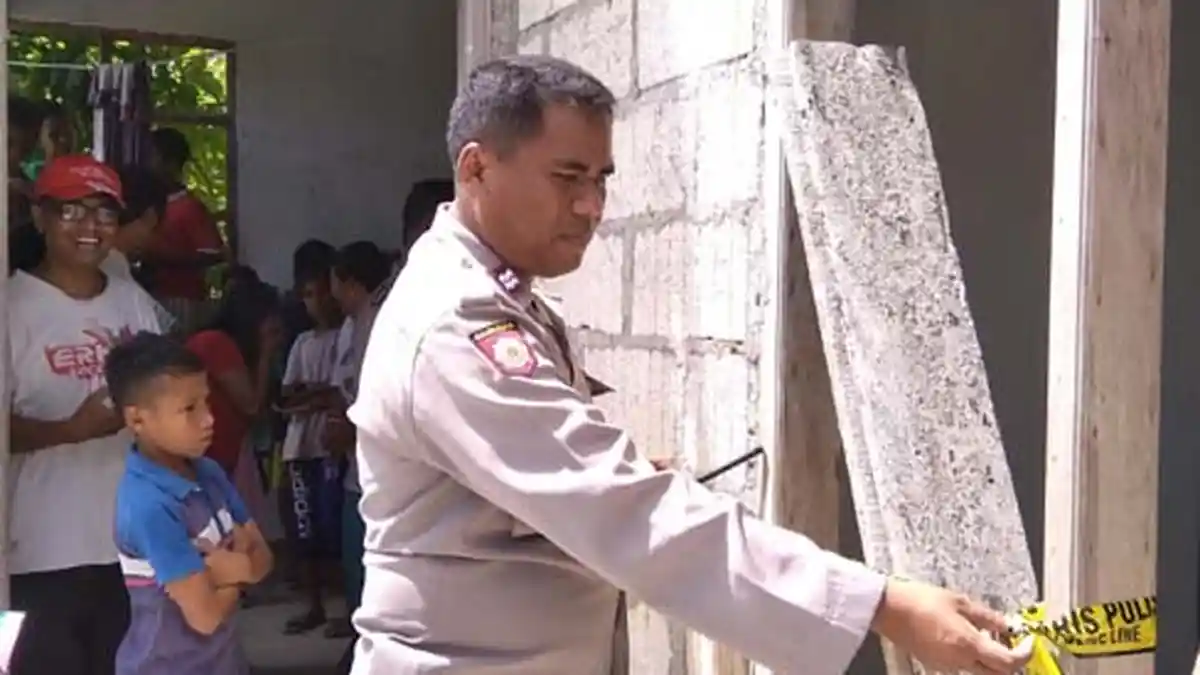 Penemuan Bayi di Manulai II, Rumah Haris Daeng Dipasang Garis Polisi