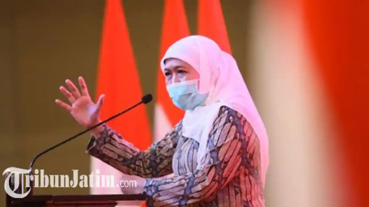Kasus Aktif Covid-19 di Jatim Terus Menurun, Gubernur Khofifah Terus Ingatkan 3M