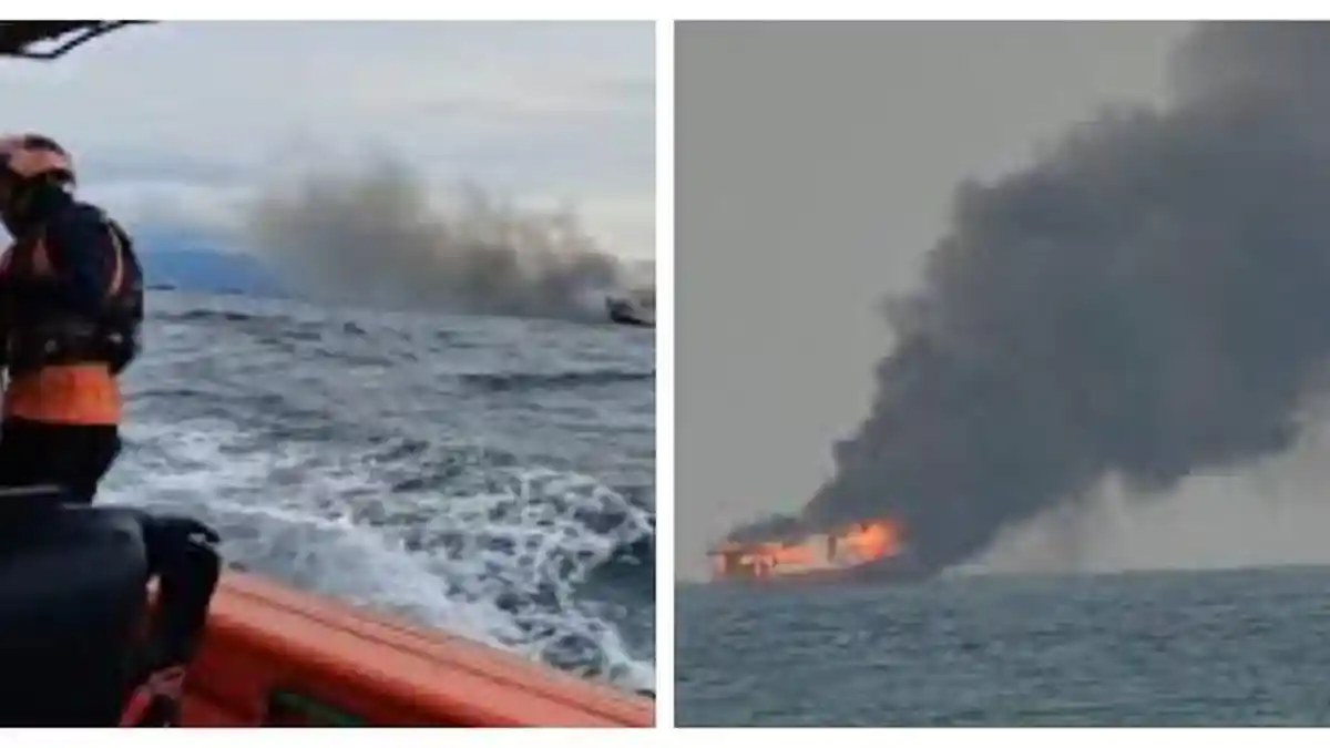 Kapal Nelayan Terbakar di Perairan Banten, Satu ABK Tewas dan Dua Lainnya Hilang