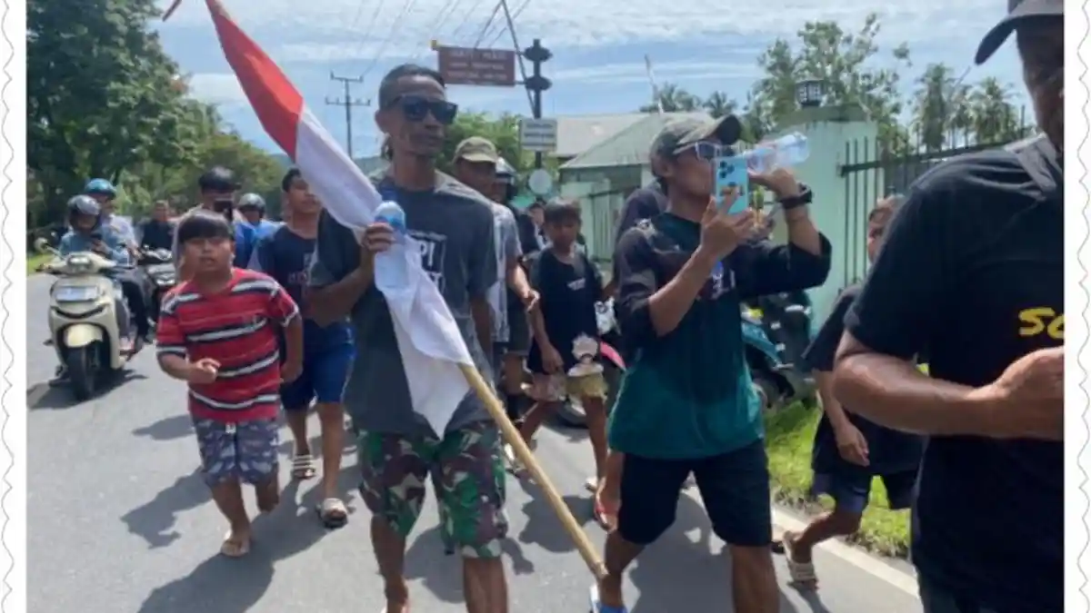 Daeng Anpes Tiba di Manado, Diantar Ratusan Warga, Macet Mengular hingga Ratusan Meter