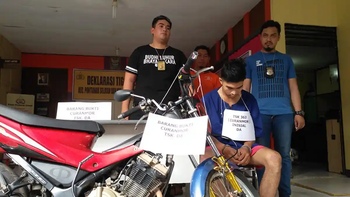 Residivis Tertangkap Polisi Hendak Tawarkan Motor Curian di Facebook