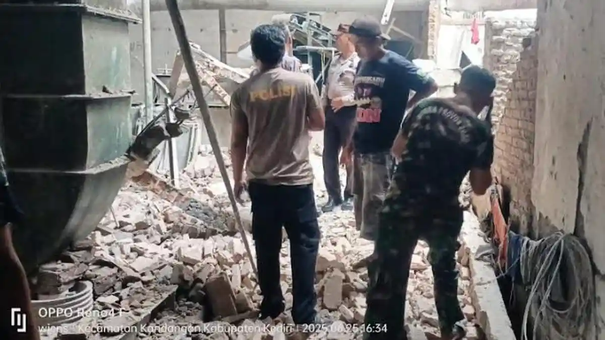 Ledakan Oven Sebabkan Pekerja di Pabrik Pati Kandangan Kediri Luka Bakar