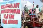 Nelayan Segel Proyek Reklamasi Pulau G