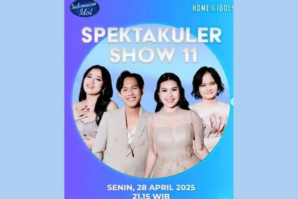 Jam Tayang Indonesian Idol Season 13 dan Link Nonton RCTI Plus, Top 4 Duet Bareng Juicy Luicy!