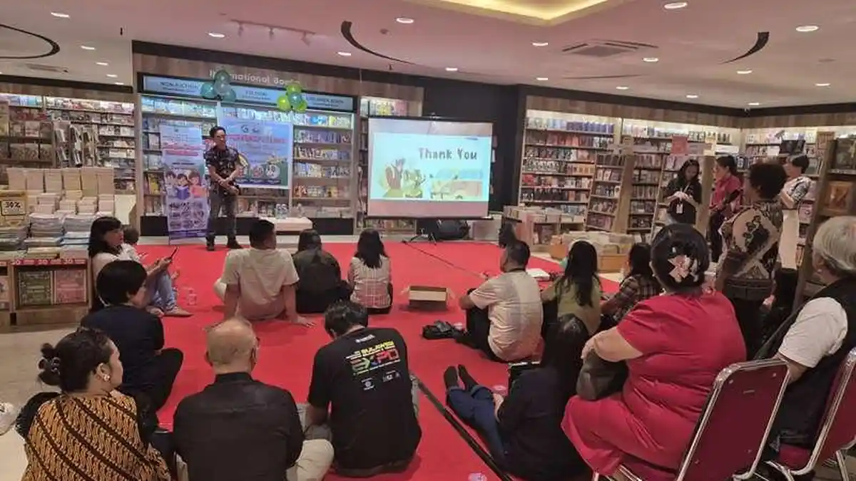 Kolaborasi Gramedia Samrat Manado dan Taman Baca Masyarakat Hadirkan Workshop Literasi 