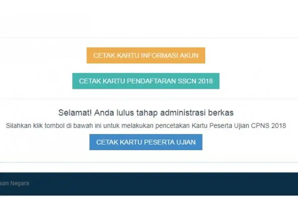 Cara Cetak Kartu Ujian CPNS 2021 di SSCASN, Lengkap dengan Materi Ujian dan Nilai Ambang Batas SKD