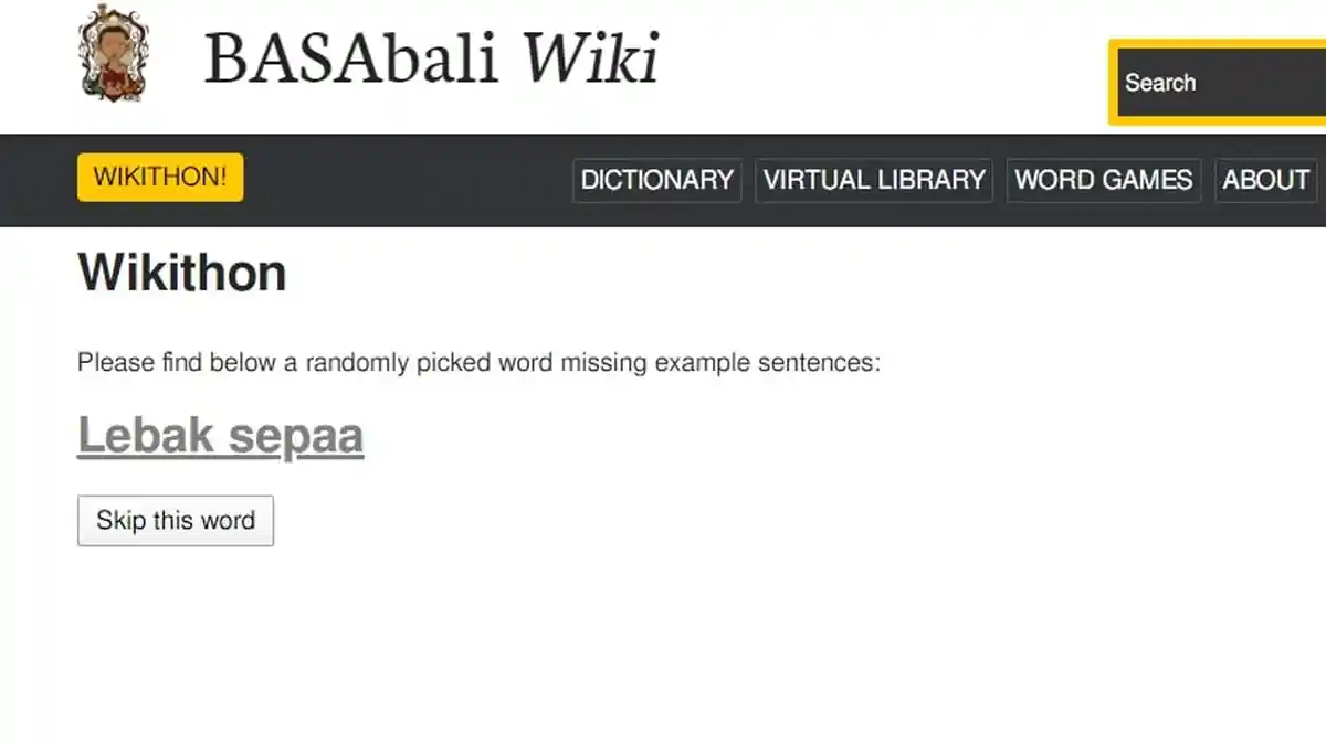 Virtual Wikithon 2020, Lakukan Social & Physical Distancing Sambil Asah Kemampuan Berbahasa Bali