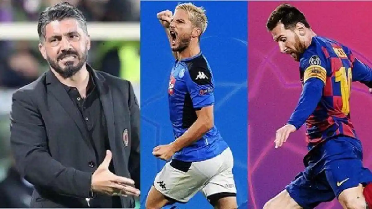 LINK Live Streaming Napoli Vs Barcelona: Siaran Langsung SCTV, Tak Ada Man Marking buat Lionel Messi
