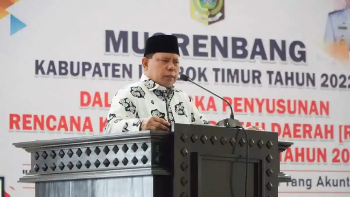 Buka Musrenbang 2022, Bupati Lombok Timur Ingatkan Program Peningkatan IPM