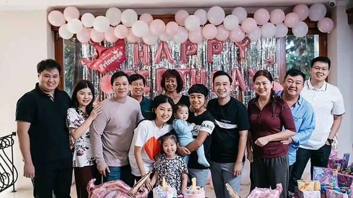 Meriahnya Ultah 2 Putri Artis Ruben Onsu