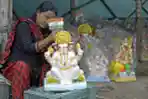 Umat Hindu India Menyambut Festival Ganesh Chaturthi