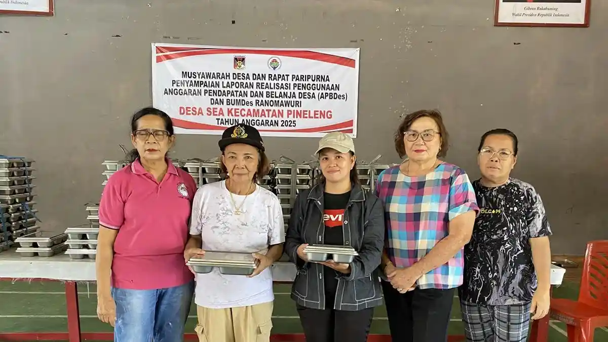 Desa Sea Minahasa Sulut Dapat Program MBG 3B, Sasar Balita Hingga Ibu Hamil