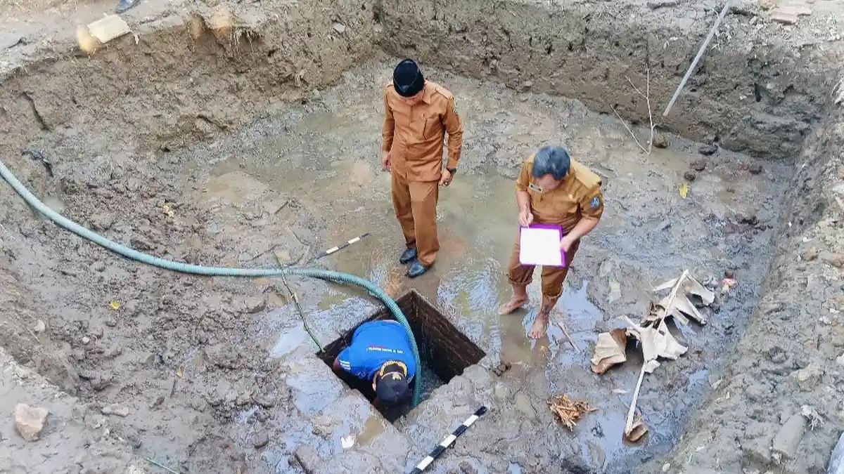 Struktur Batu Bata Sendang Kamulyan Trenggalek Bakal Dilaporkan ke BPK Trowulan