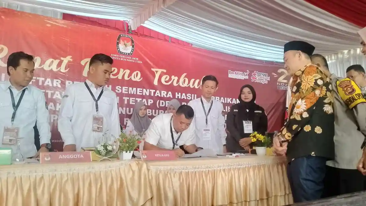 DPT di Muratara Pada Pilkada 2024 Sebanyak 140.969 Jiwa, Berikut Rincian Per Kecamatan