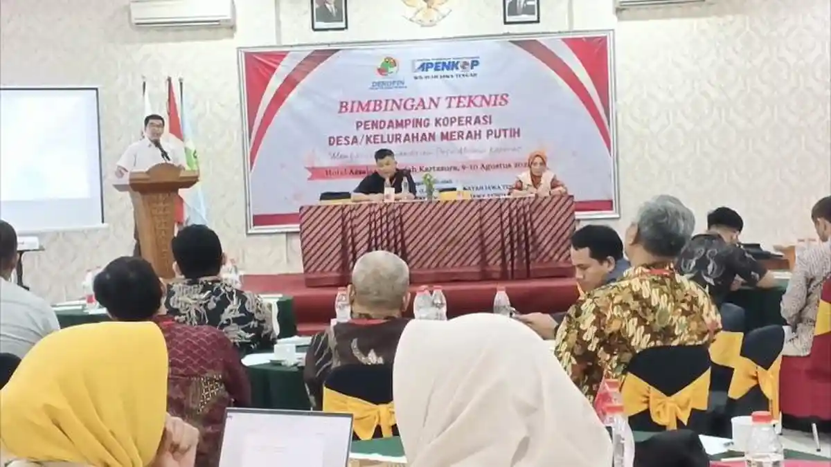 44 Pendamping Koperasi Merah Putih di Jateng  Ikut Bimtek, Punya Tugas Dorong Profesional Berbisnis
