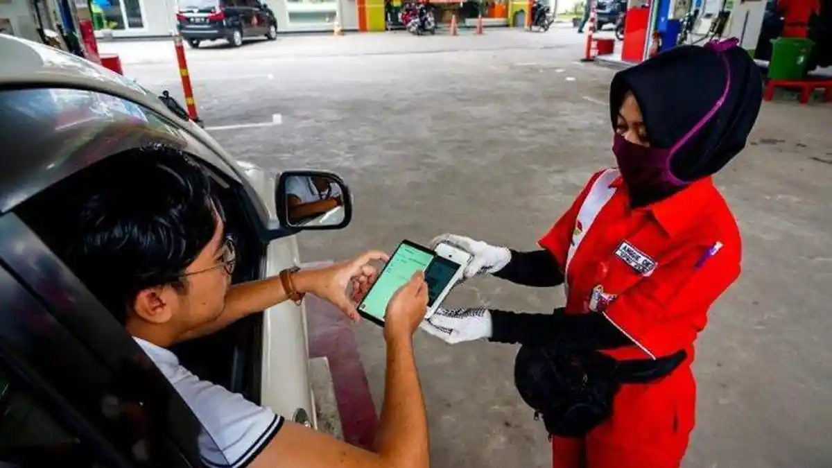 Cara Praktis Bayar BBM Pakai Aplikasi MyPertamia di SPBU