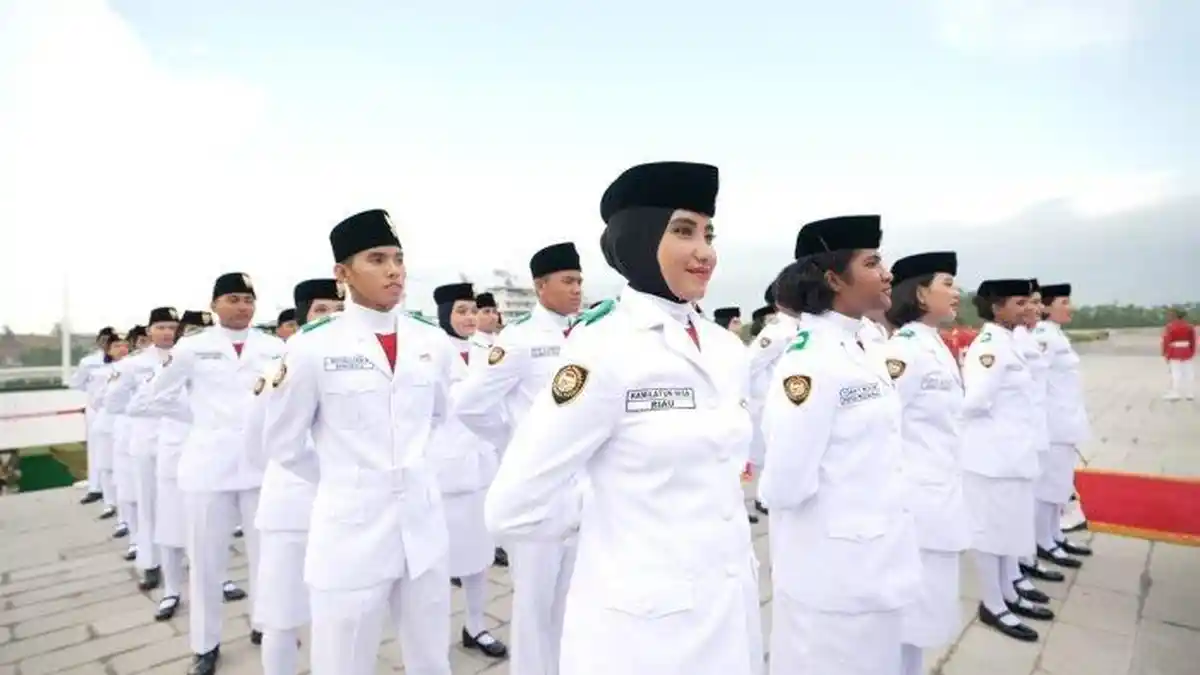 Live Streaming Upacara Penurunan Bendera 17 Agustus di IKN Kaltim Lengkap Paskibraka yang Bertugas