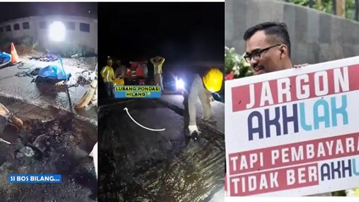 Geram Dengar Pernyataan Wali Kota, Ronald Sinaga Aspal Sendiri Jalan Rusak, Ini Profil dan Sosoknya