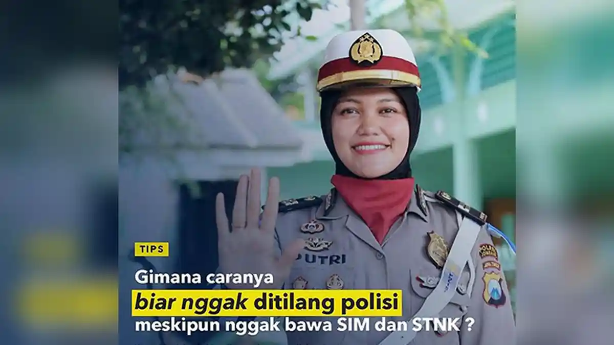 Unik! Polantas Indonesia Bagikan Tips Anti Tilang Meskipun Nggak Bawa SIM dan STNK! Memang Bisa?