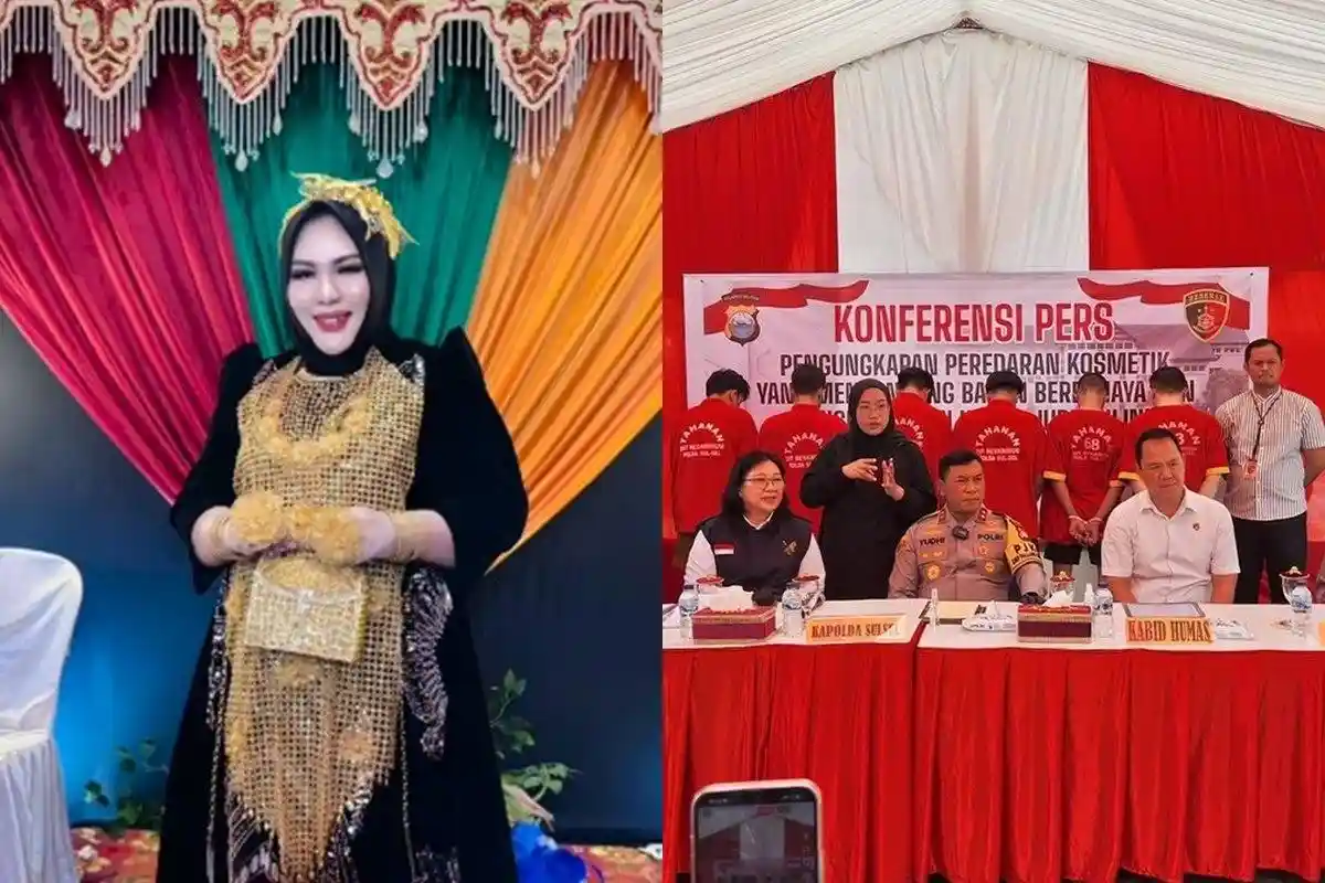 Reaksi Mira Hayati 'Ratu Emas' Saat Produk Skincare Dinyatakan Positif Merkuri Oleh Polda Sulsel