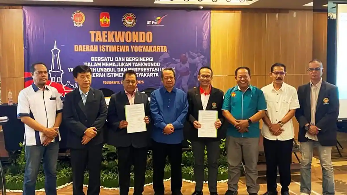 UTI Pro Gabung dengan Pengda TI DIY, Berharap Lahir Taekwondoin Kelas Dunia