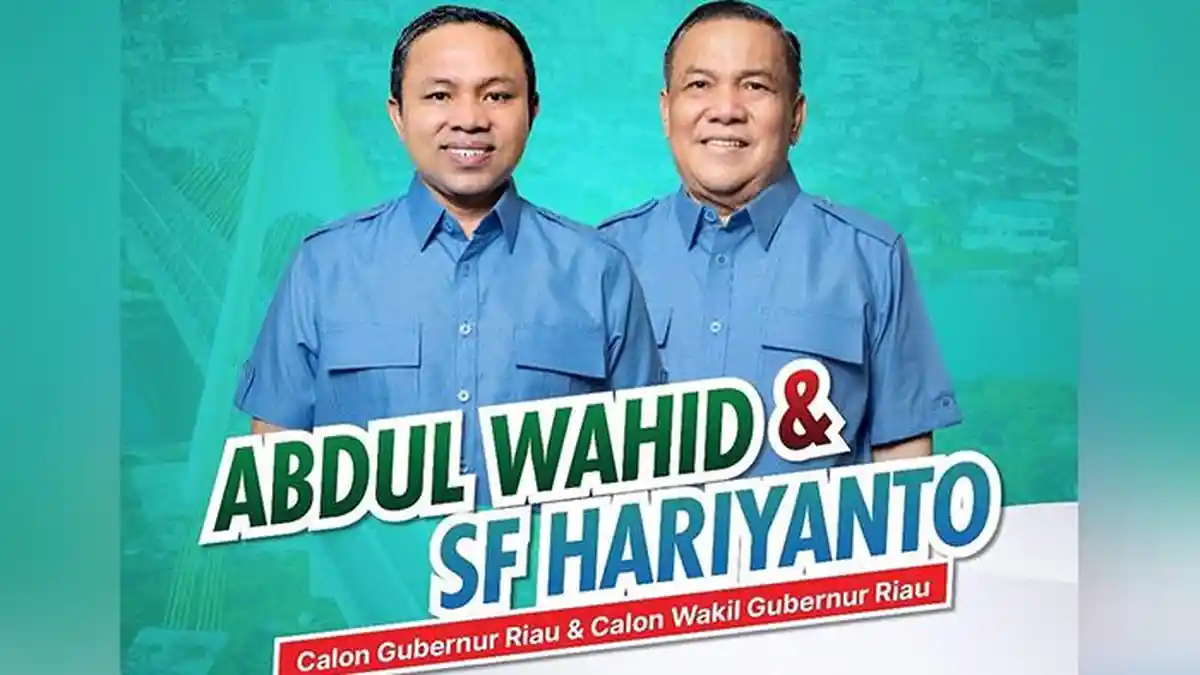 Pasangan Abdul Wahid - SF Hariyanto Akan Daftar ke KPU Riau Rabu 28 Agustus 2024
