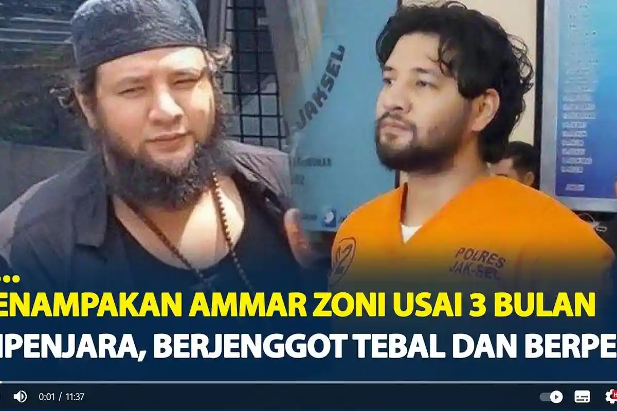 Ammar Zoni Alami Penurunan Berat Signifikan Saat Ditahan di Nusakambangan