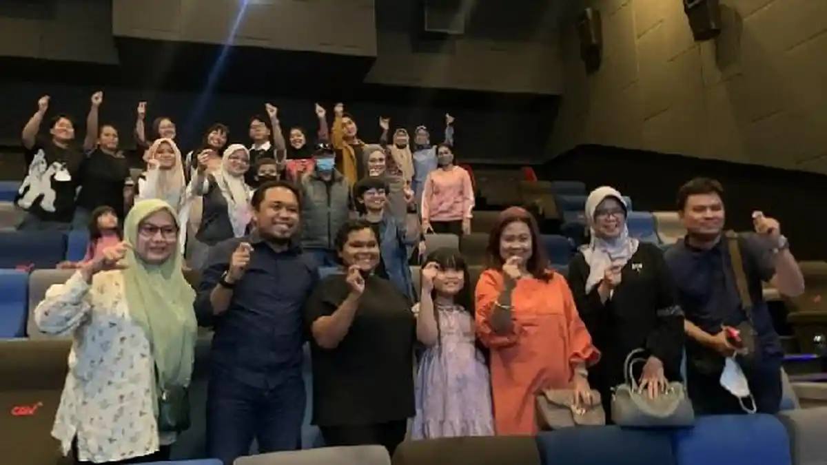 Nobar Film Tegar di CGV Panakkukang Square Makassar, Penonton Menangis