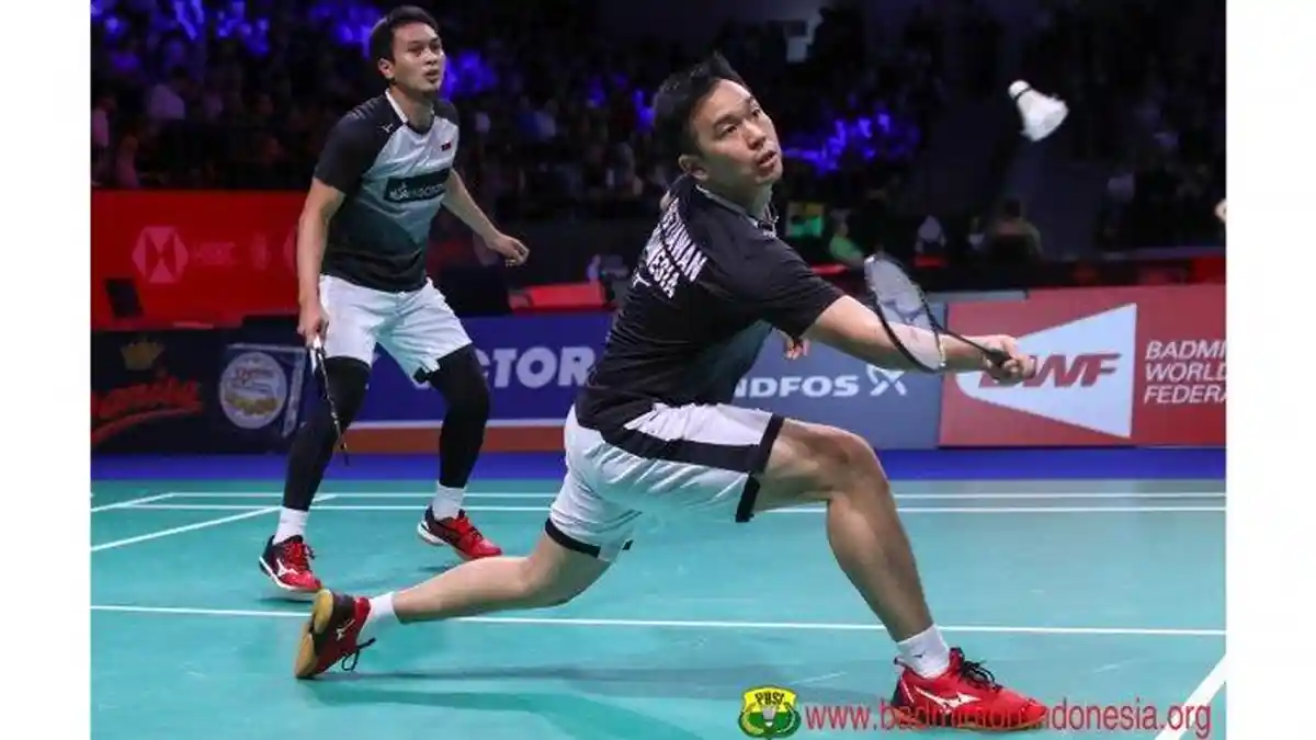 Hendra/Ahsan Kalah di Gim Kedua Final Hongkong Open 2019