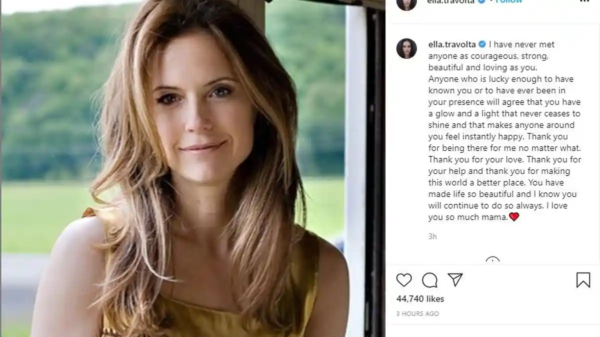 Istri John Travolta, Kelly Preston Meninggal Dunia setelah Dua Tahun Derita Kanker Payudara
