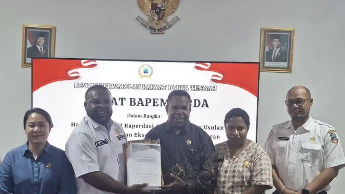 DPR, MRP, dan Pemprov Papua Tengah Bahas Raperda Peningkatan Kompetensi Tenaga Kerja OAP