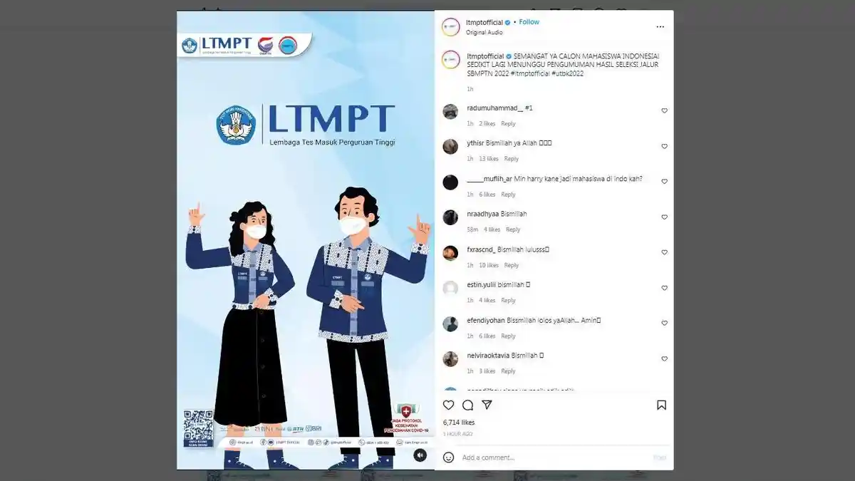 LTMPT: Hasil Pengumuman SBMPTN 2022 Bisa Dilihat dari HP, Begini Caranya