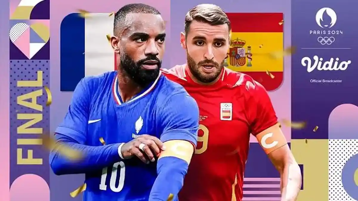 Live Streaming Prancis vs Spanyol di Final Olimpiade Paris 2024, Saksikan Perebutan Mendali Emas!