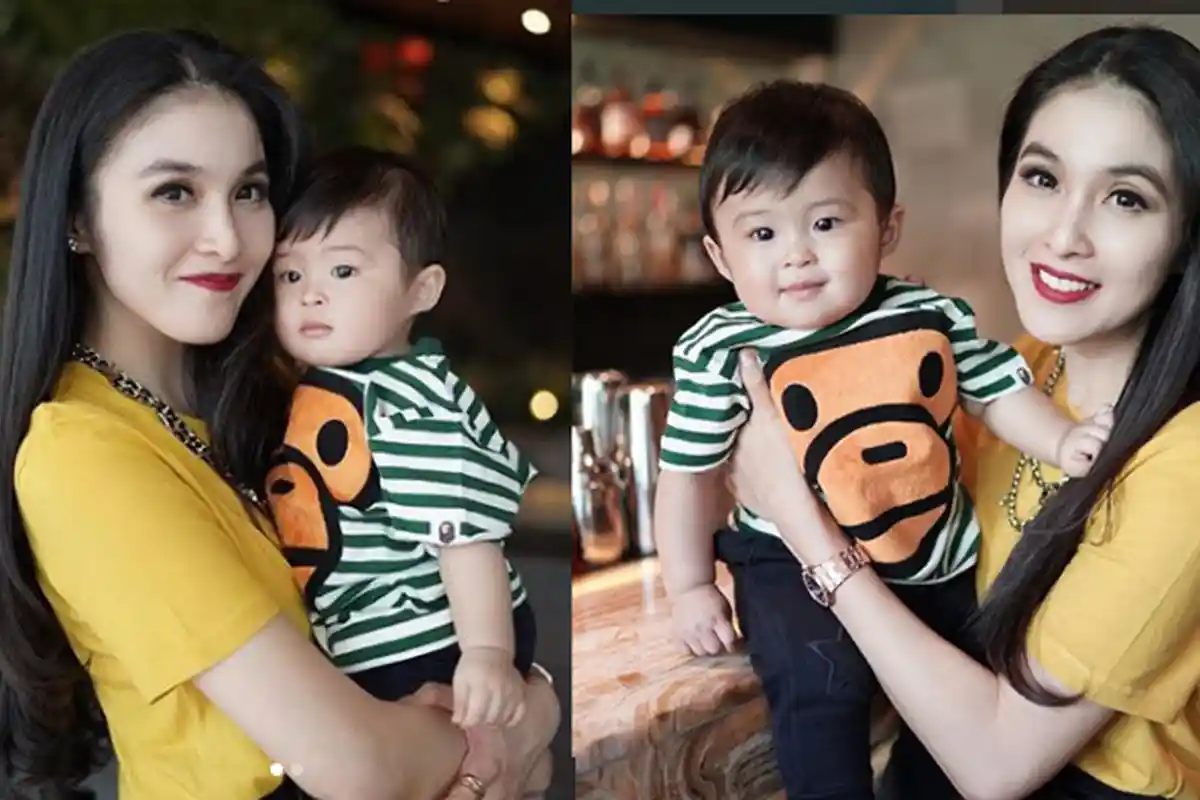 Raphael Moeis Tak Mau Lepas dari Pelukan sang Paman. Bikin Gemas