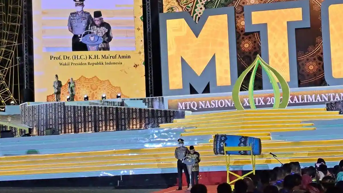 Buka MTQ Tingkat Nasional, Wapres: Momen Membangun Generasi Qurani