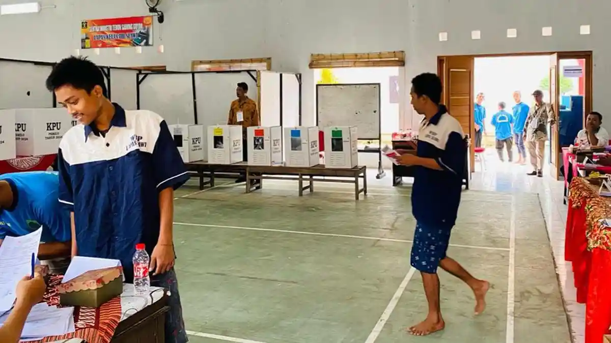 365 Warga Binaan Pemasyarakatan Mencoblos di Lapas Kelas llB Slawi Tegal
