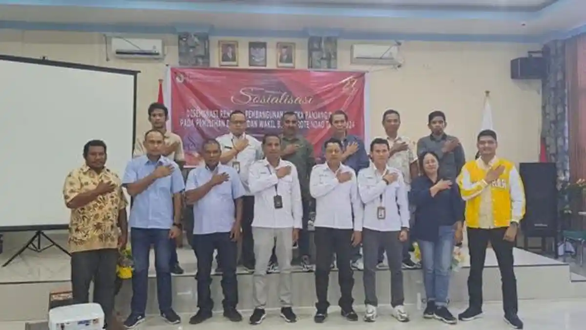 KPU Rote Ndao Tekankan Visi Misi Bapaslon Harus Sejalan dengan RPJPD